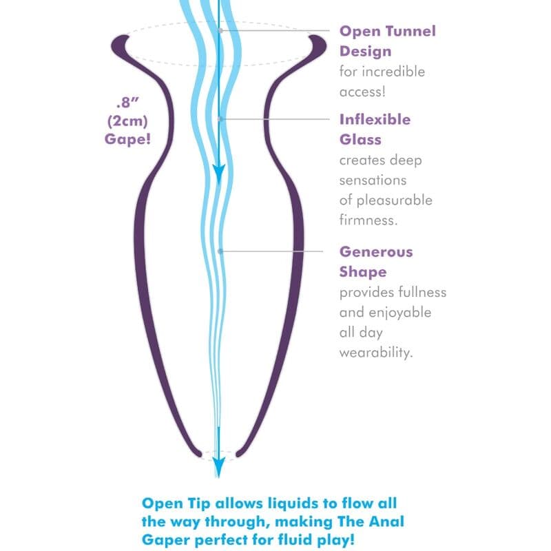 ANAL FANTASY ELITE COLLECTION - ANAL GAPER DILATOR FOR BEGINNERS CRYSTAL SIZE S thumb 3