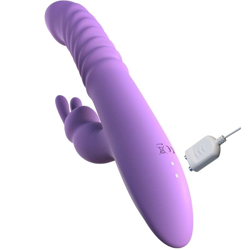 FANTASY FOR HER - RABBIT CLITORIS STIMULATOR WITH HEAT OSCILLATION AND VIBRATION FUNCTION VIOLET thumb 4