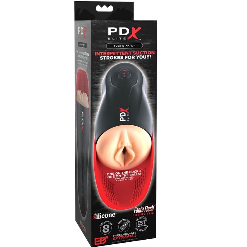 PDX ELITE - STROKER FUCK-O-MATIC VAGINA DOUBLE VIBRATION PENIS & TESTICLES thumb 3