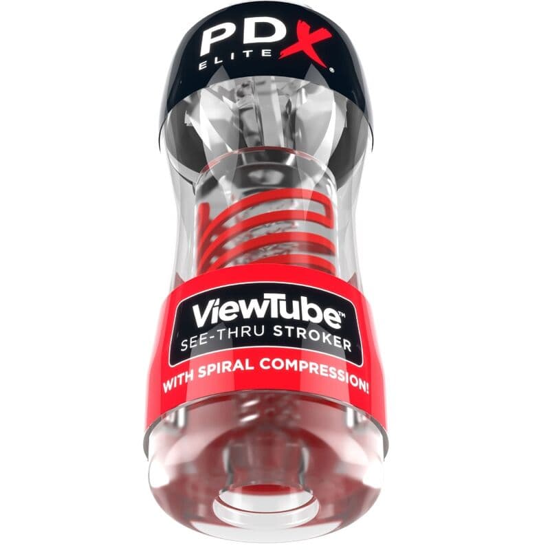 PDX ELITE - STROKER VIEWTUBE 2 SPIRAL COMPRESSION TRANSPARENT thumb 2
