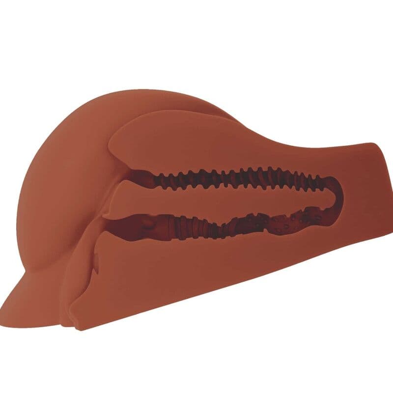 PDX PLUS - PERFECT ASS XL DOUBLE ENTRY BROWN MASTURBATOR thumb 3