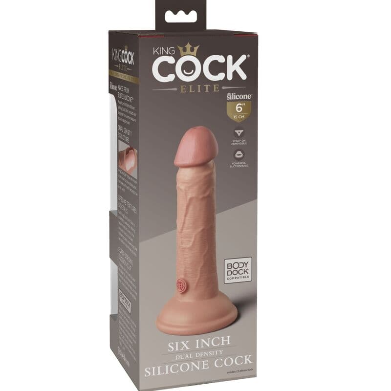KING COCK - ELITE REALISTIC SILICONE DILDO 15.2 CM thumb 6