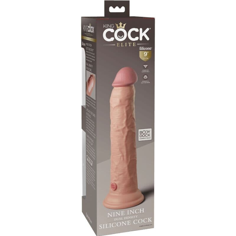 KING COCK - ELITE REALISTIC SILICONE DILDO 23 CM thumb 6
