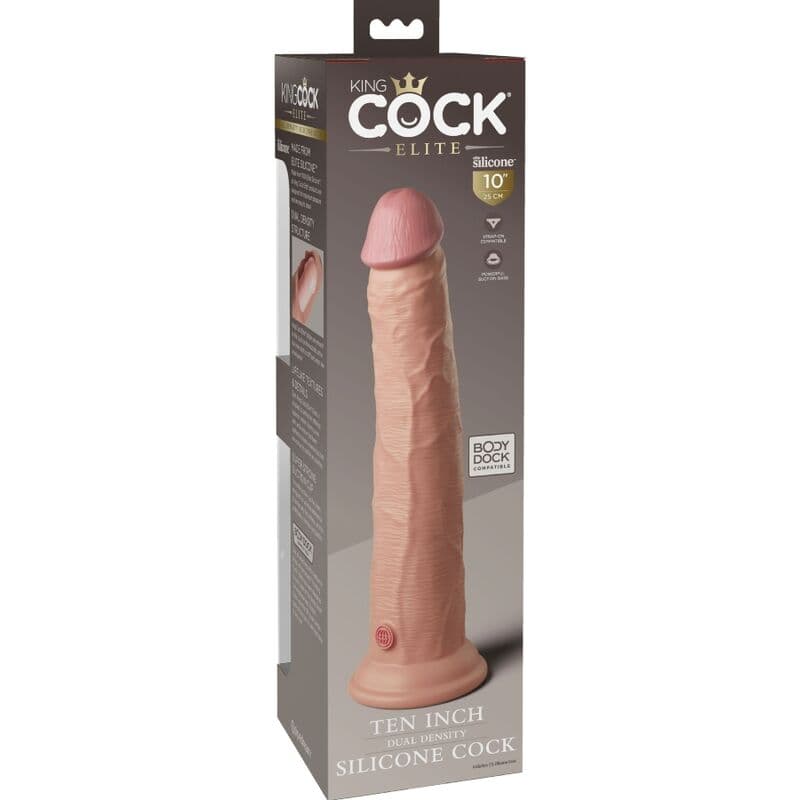 KING COCK - ELITE REALISTIC SILICONE DILDO 25.4 CM thumb 6
