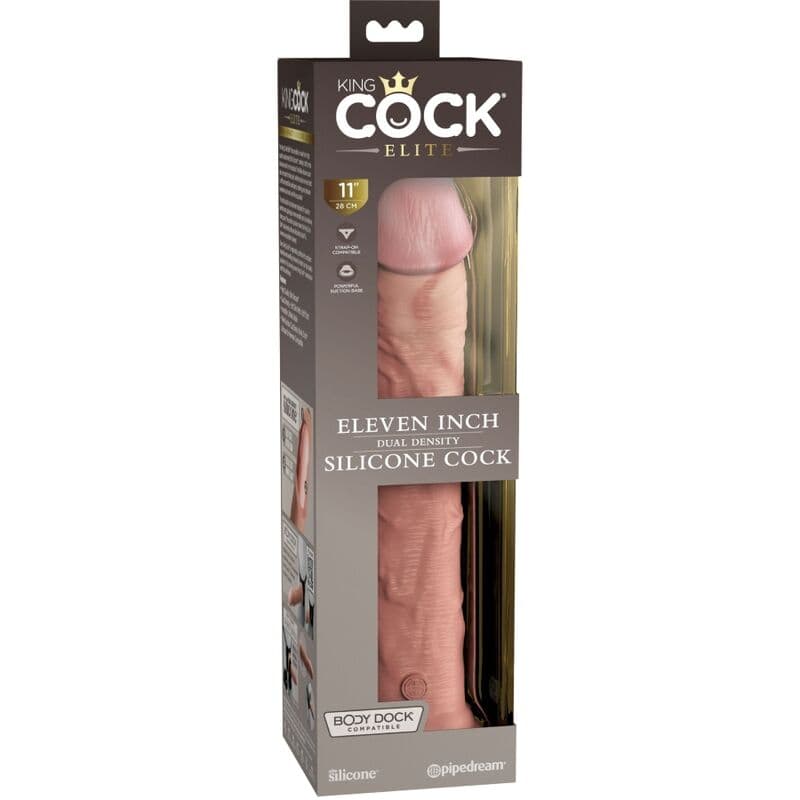 KING COCK - ELITE REALISTIC SILICONE DILDO 28 CM thumb 6