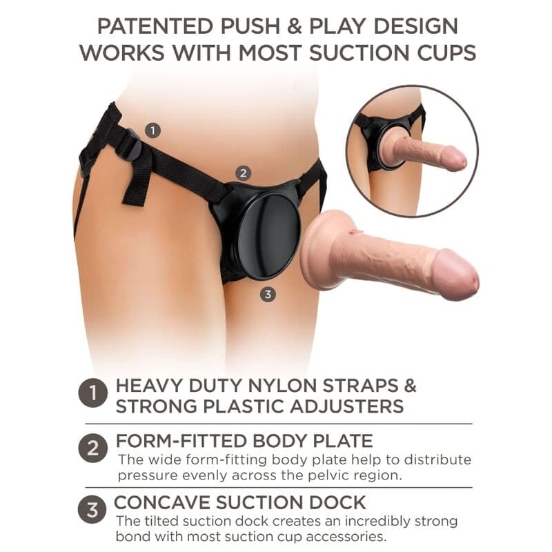 KING COCK - ELITE ADJUSTABLE HARNESS WITH DILDO 15.2 CM FOR BEGINNERS thumb 9