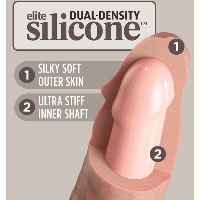 KING COCK - ELITE DELUXE ADJUSTABLE HARNESS KIT RING WITH TESTICLES & DILDO 20.3 CM thumb 13