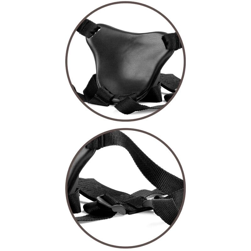 KING COCK - ELITE DELUXE ADJUSTABLE HARNESS KIT RING WITH TESTICLES & DILDO 20.3 CM thumb 10