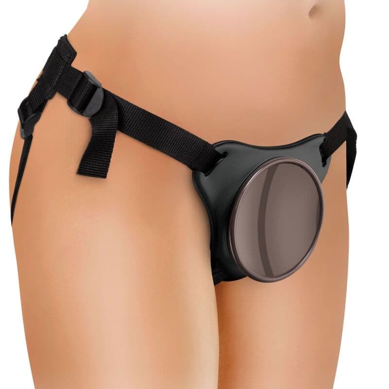 KING COCK - ELITE DELUXE ADJUSTABLE HARNESS KIT RING WITH TESTICLES & DILDO 20.3 CM thumb 5