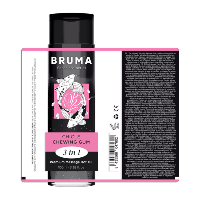 BRUMA - PREMIUM MASSAGE HOT OIL CHEWING GUM 3 IN 1 - 100 ML thumb 6