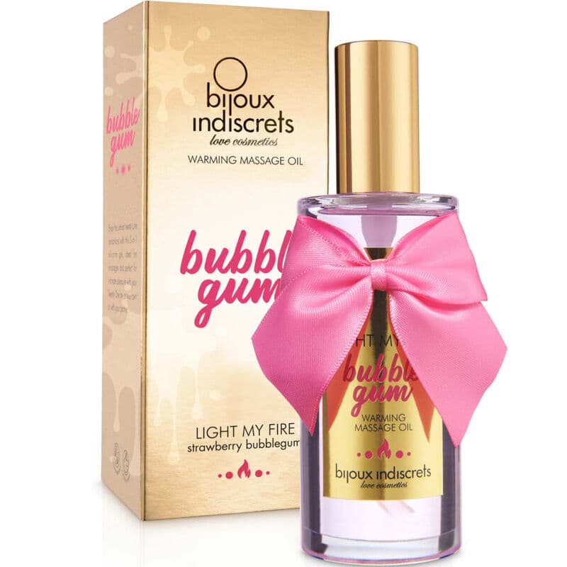 BIJOUX - INDISCRETS LIGHT MY FIRE MASSAGE OIL HEAT EFFECT GUM FLAVOR thumb 2