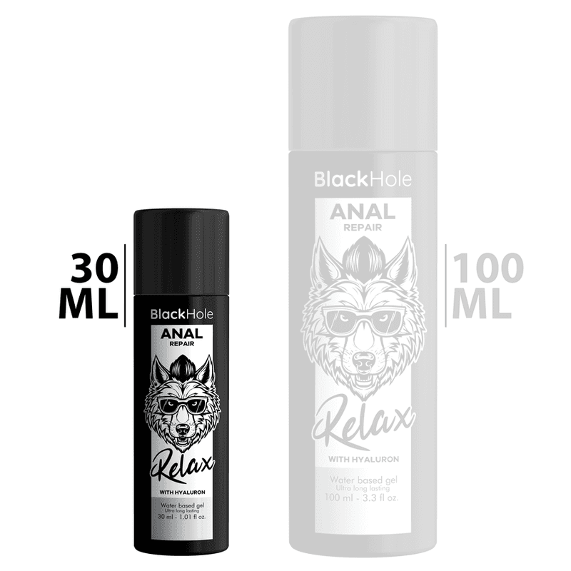 BLACK HOLE - ANAL REPAIR WATER BASED RELAX WITH HYALURON 30 ML thumb 2