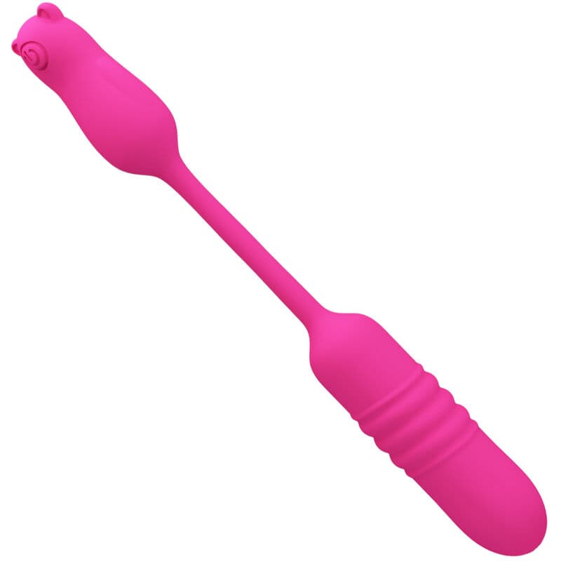PRETTY LOVE - NOBIKUMA PINK SILICONE VIBRATING BULLET thumb 5