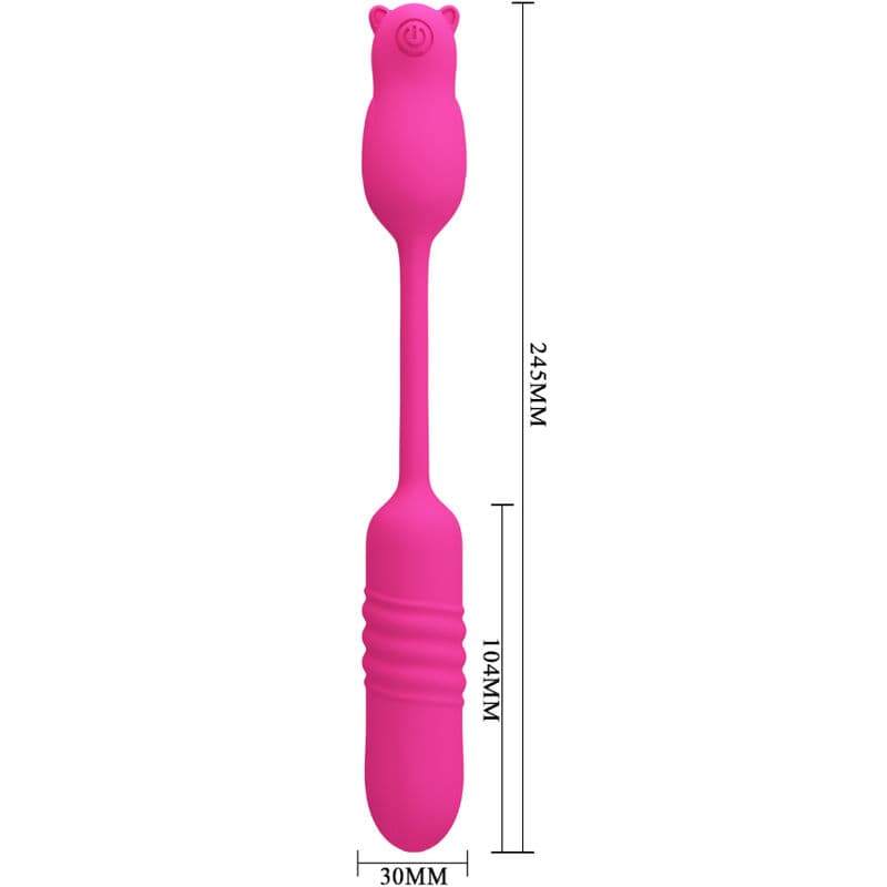 PRETTY LOVE - NOBIKUMA PINK SILICONE VIBRATING BULLET thumb 7