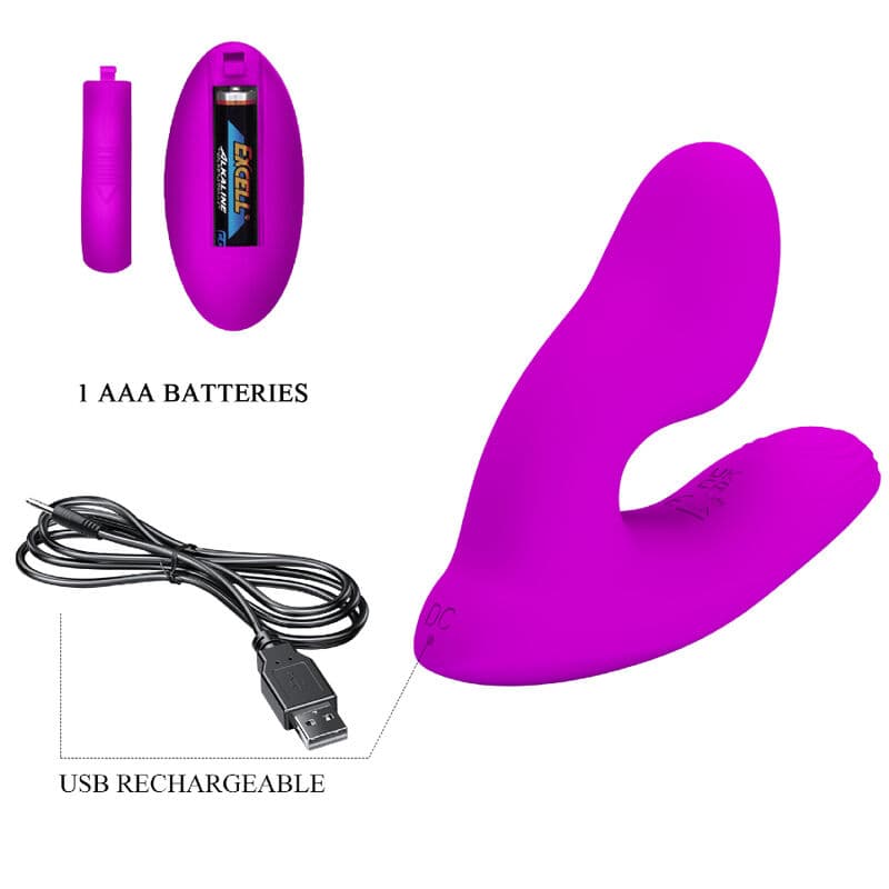PRETTY LOVE - MELVIN CLITORIS MASSAGER WITH REMOTE CONTROL thumb 7