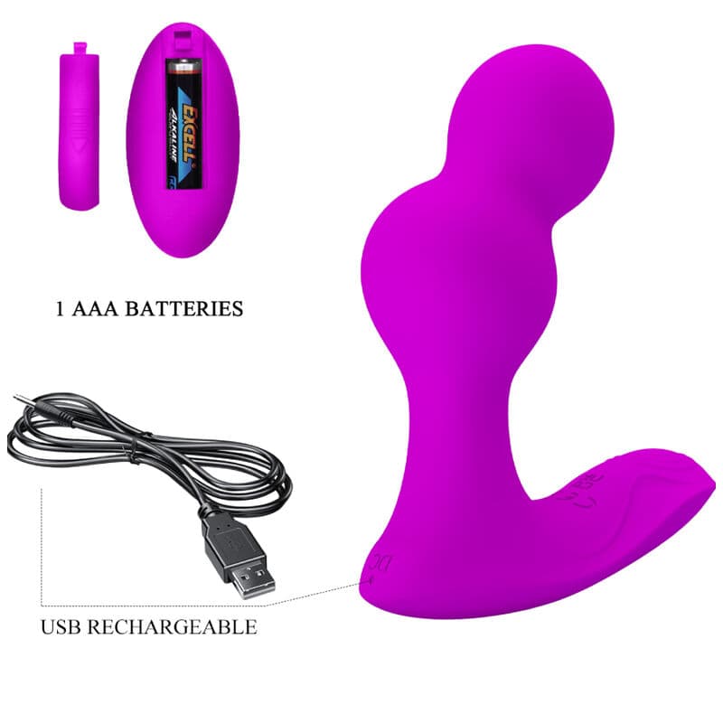 PRETTY LOVE - TERRANCE ANAL VIBRATOR MASSAGER WITH REMOTE CONTROL thumb 7