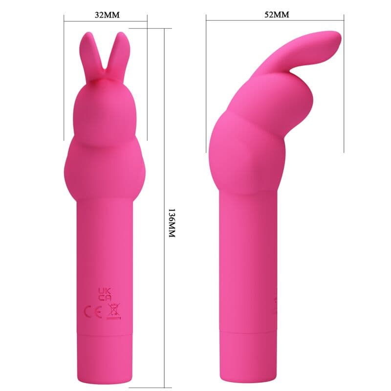 PRETTY LOVE - GERARDO FUSCHIA RABBIT SILICONE VIBRATOR thumb 7
