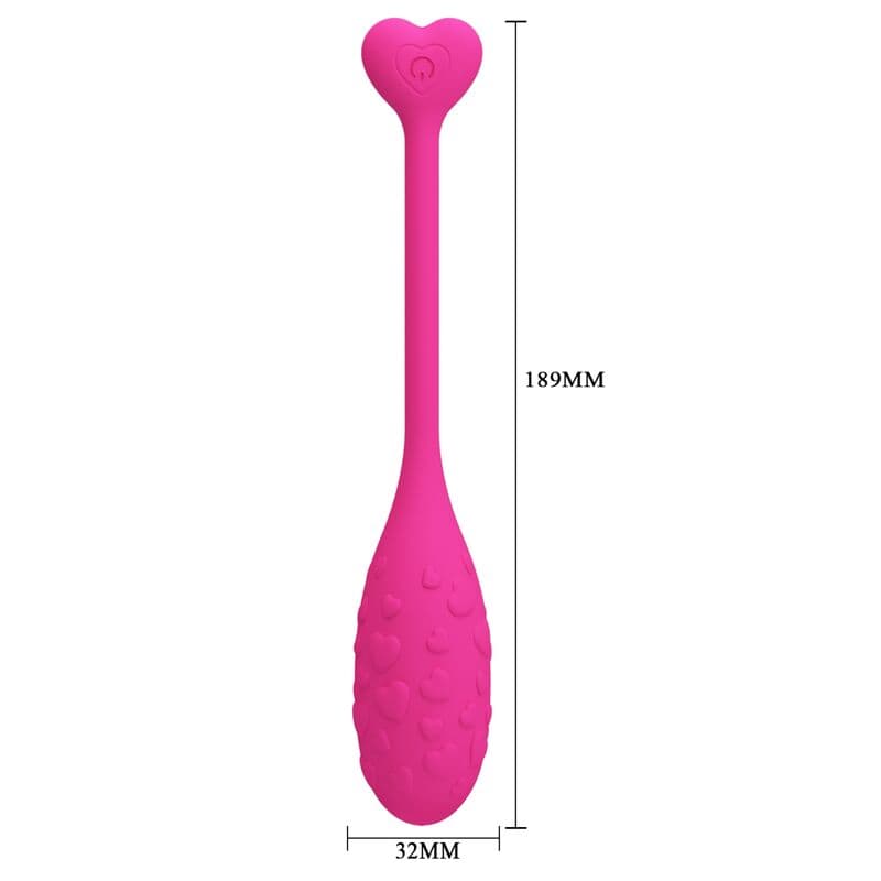 PRETTY LOVE - APP CONTROLLED PINK FISHER VIBRATING EGG thumb 4