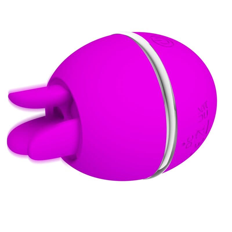 PRETTY LOVE - GEMINI BALL PURPLE ROUND SILICONE VIBRATOR thumb 7