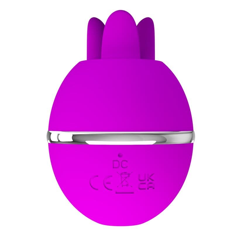 PRETTY LOVE - GEMINI BALL PURPLE ROUND SILICONE VIBRATOR thumb 6