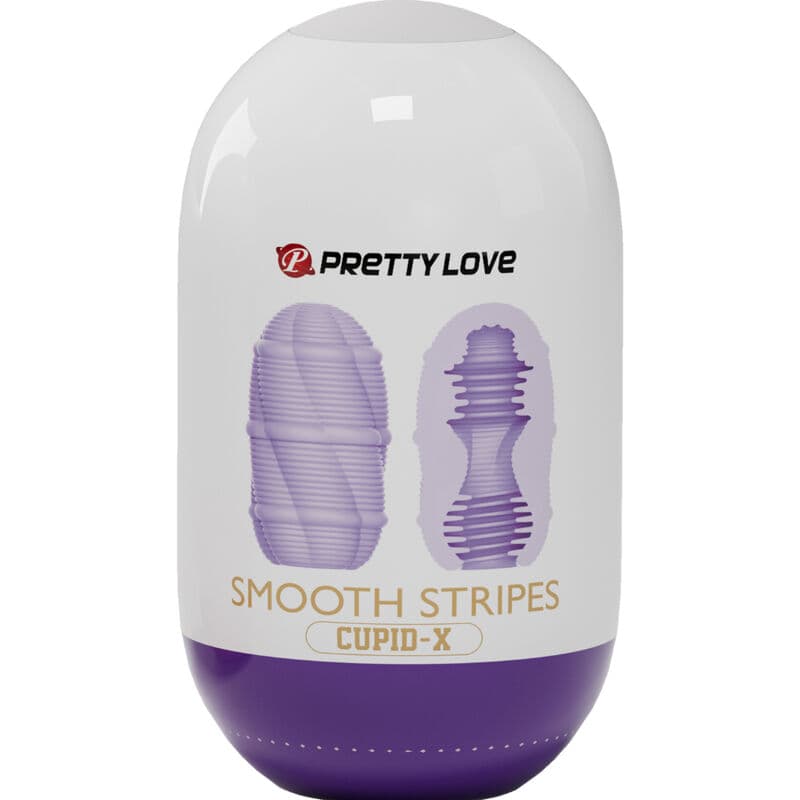 PRETTY LOVE - SMOOTH STRIPES CUPID MASTURBATOR EGG thumb 5