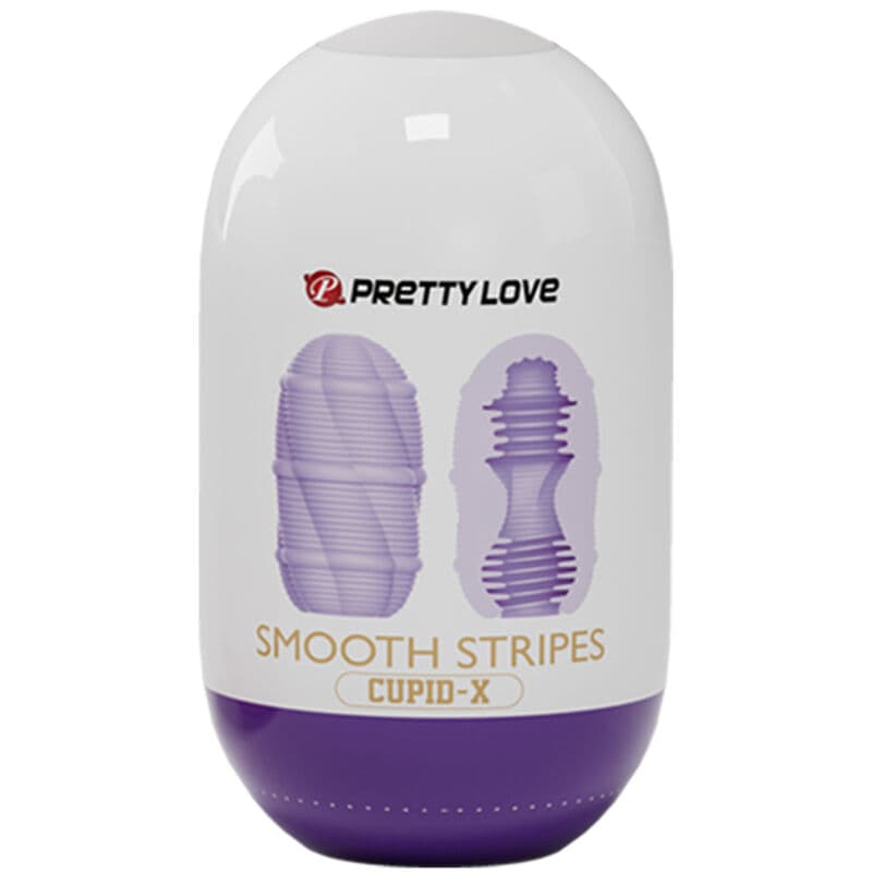 PRETTY LOVE - SMOOTH STRIPES CUPID MASTURBATOR EGG thumb 3