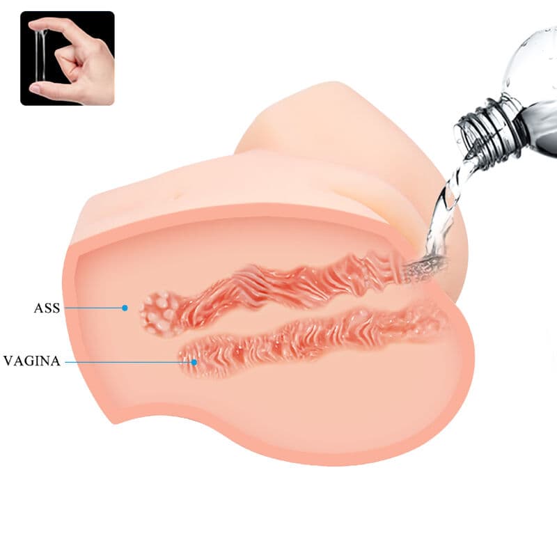 CRAZY BULL - REALISTIC VAGINA AND ANUS DOUBLE VIBRATION thumb 6