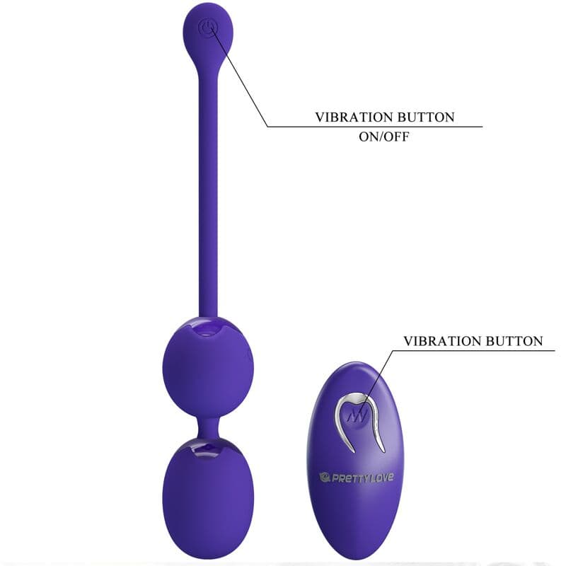 PRETTY LOVE - WILLIE YOUTH REMOTE CONTROL BALLS & VIOLET VIBRATION thumb 6