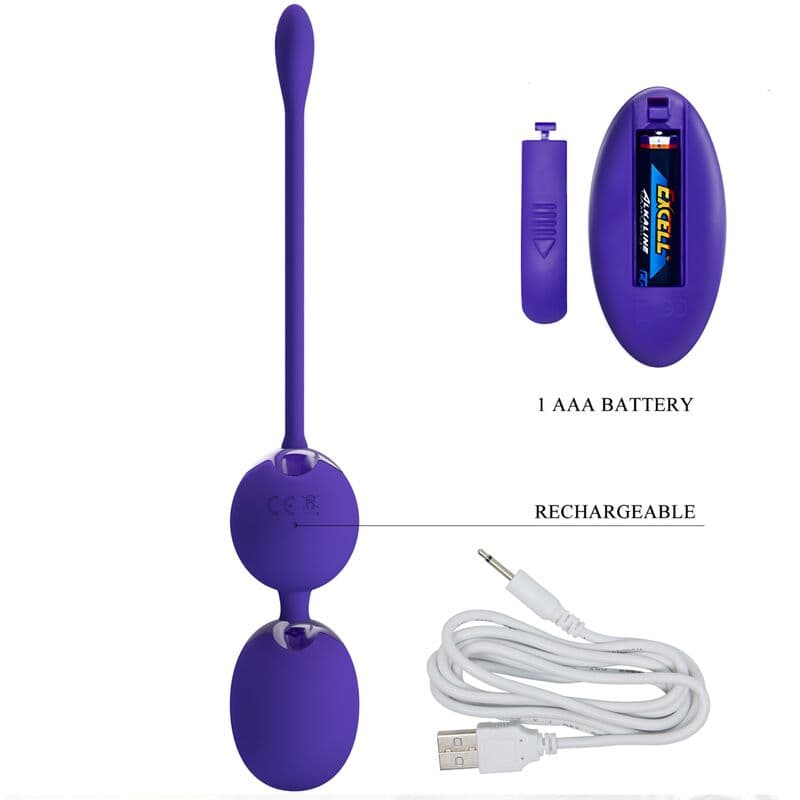 PRETTY LOVE - WILLIE YOUTH REMOTE CONTROL BALLS & VIOLET VIBRATION thumb 5