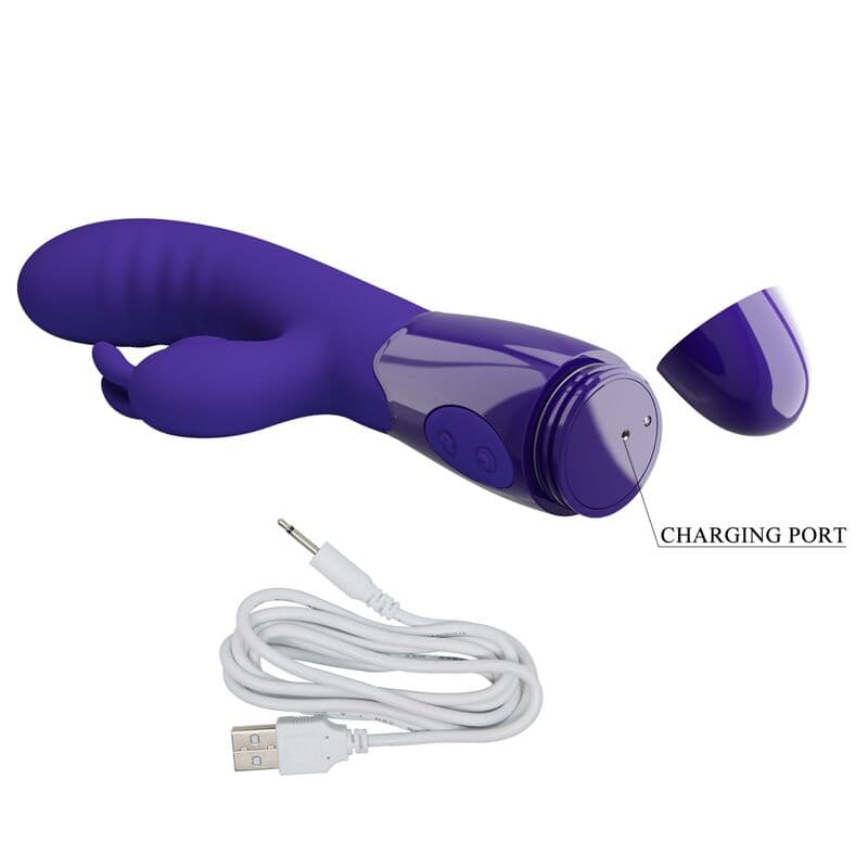 PRETTY LOVE - CERBERUS YOUTH VIOLET RABBIT VIBRATOR thumb 6