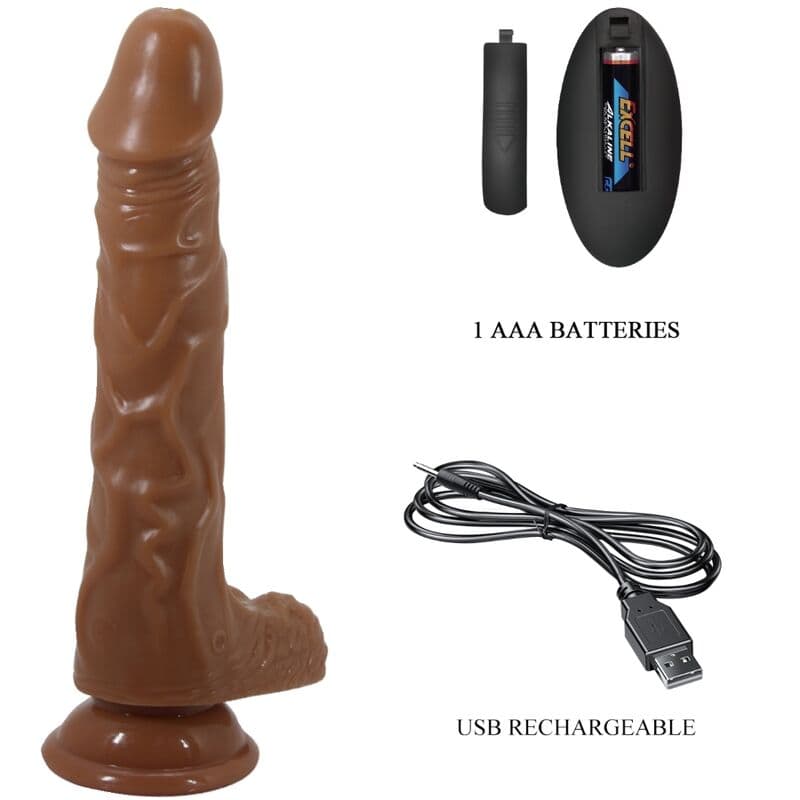 BAILE - BODACH REALISTIC VIBRATOR WITH REMOTE CONTROL SUCTION CUP thumb 4