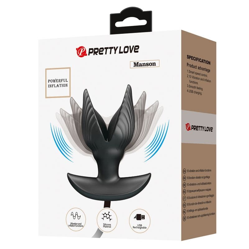 PRETTY LOVE - INFLATABLE & RECHARGEABLE ANAL PLUG thumb 9