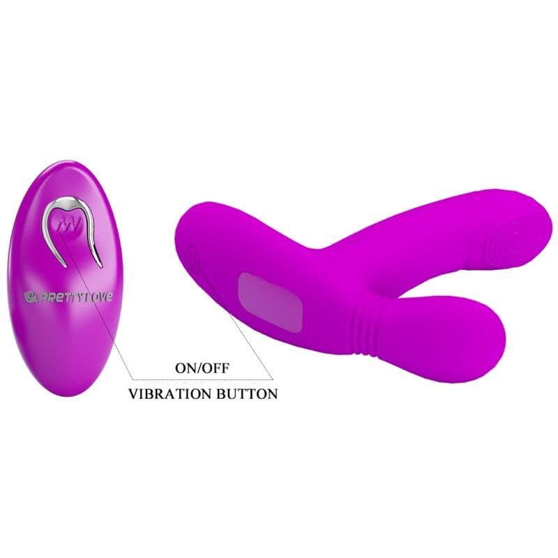 PRETTY LOVE - GERI CLITORIS MASSAGER PINK REMOTE CONTROL thumb 6