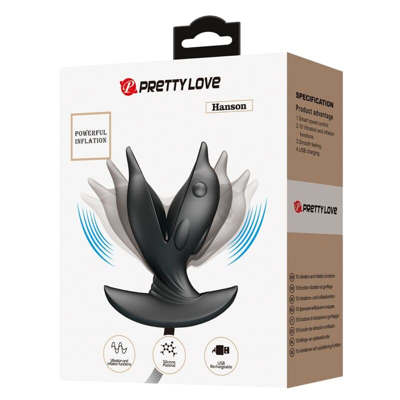 PRETTY LOVE - INFLATABLE & RECHARGEABLE DELFIN ANAL PLUG thumb 10