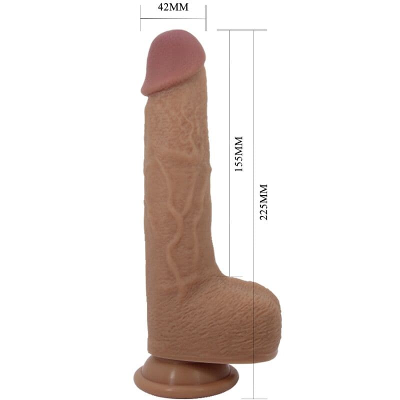 PRETTY LOVE - TOMMY REALISTIC DILDO VIBRATOR 22.5 CM thumb 4