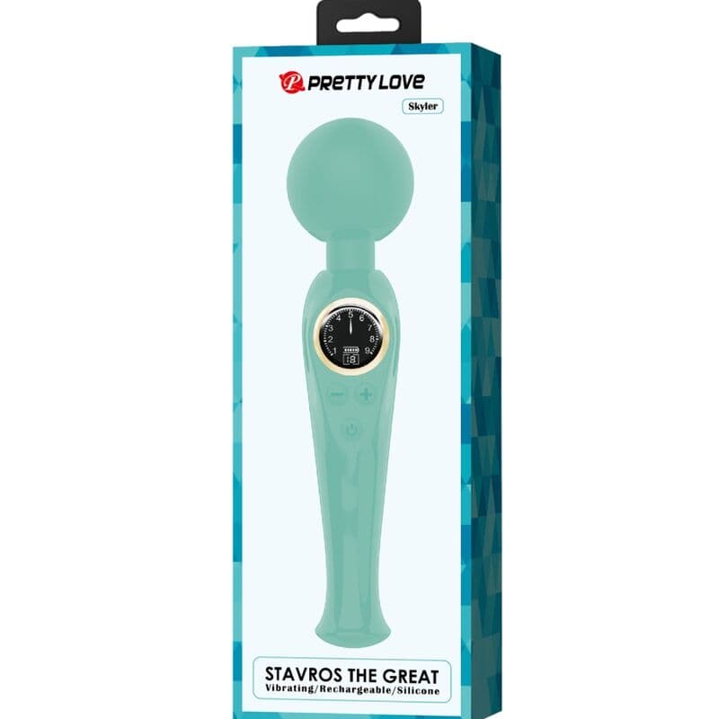 PRETTY LOVE - SKYLER GREEN WAND VIBRATOR thumb 8