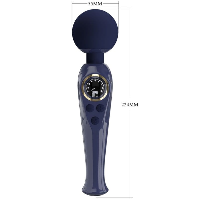 PRETTY LOVE - SKYLER VIBRATOR WAND BLUE thumb 5