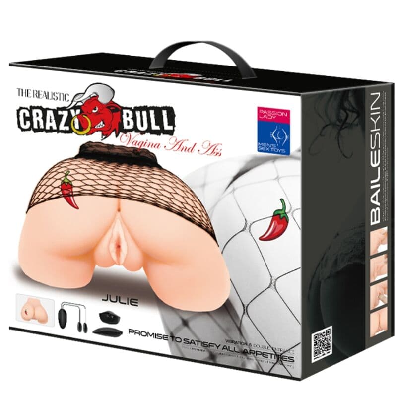 CRAZY BULL - VAGINA AND ANUS WITH REALISTIC MESH WITH VIBRATION thumb 11