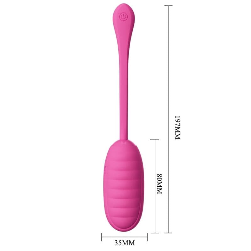 PRETTY LOVE - CATALINA PINK RECHARGEABLE VIBRATING EGG thumb 4