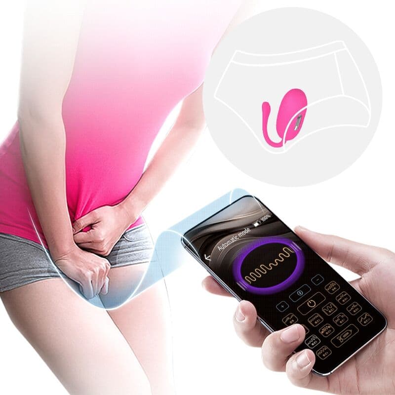 PRETTY LOVE - DOREEN RECHARGEABLE VIBRATING EGG MAGENTA REMOTE CONTROL thumb 7
