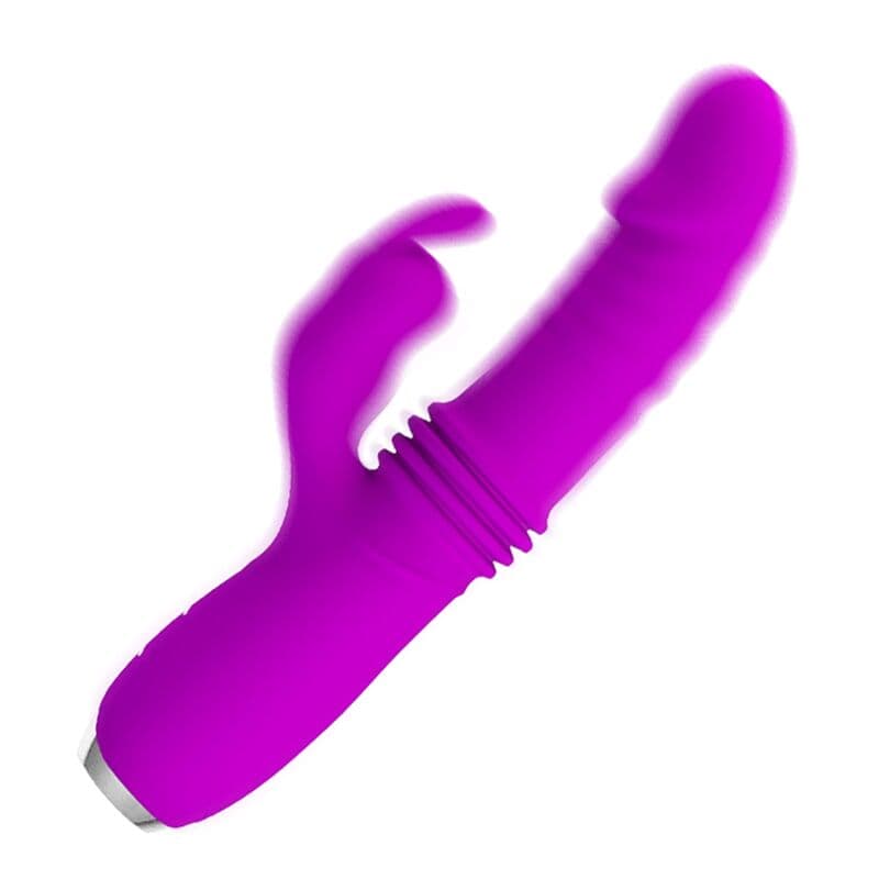 PRETTY LOVE - DOROTHY PURPLE RECHARGEABLE RABBIT VIBRATOR thumb 6