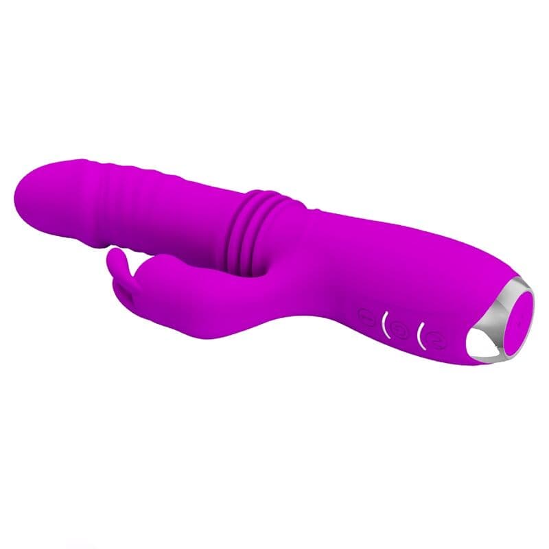 PRETTY LOVE - DOROTHY PURPLE RECHARGEABLE RABBIT VIBRATOR thumb 3