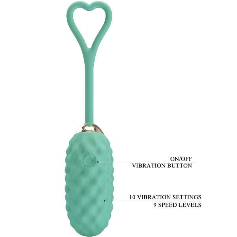 PRETTY LOVE - VIVIAN GREEN REMOTE CONTROL VIBRATING EGG thumb 6