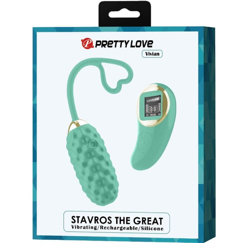 PRETTY LOVE - VIVIAN GREEN REMOTE CONTROL VIBRATING EGG thumb 9