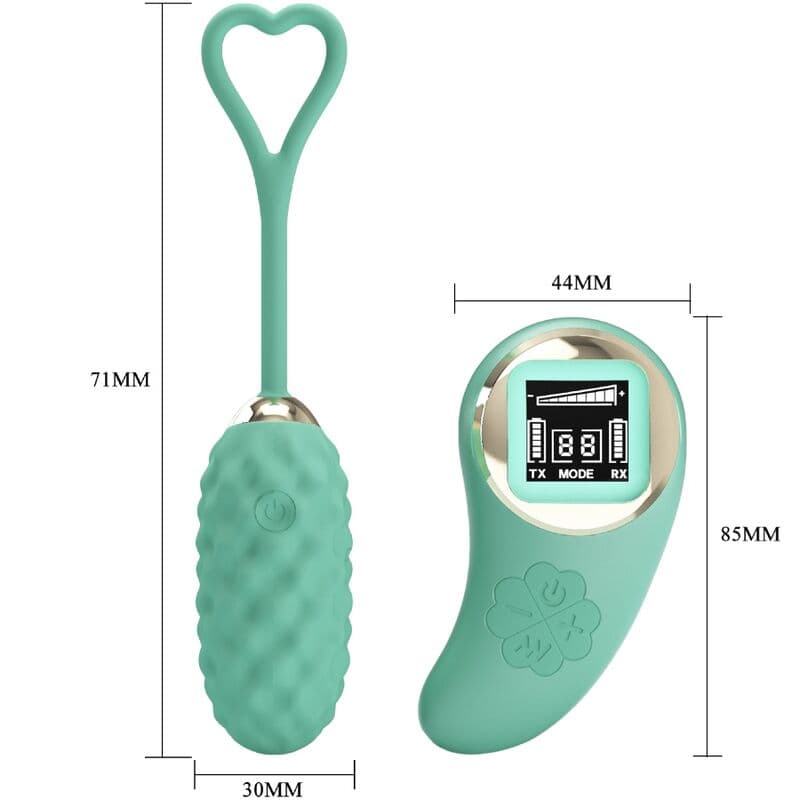 PRETTY LOVE - VIVIAN GREEN REMOTE CONTROL VIBRATING EGG thumb 5