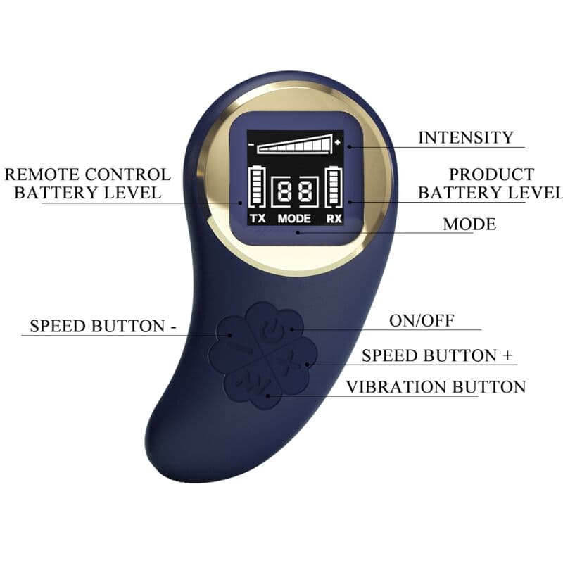 PRETTY LOVE - VIVIAN BLUE REMOTE CONTROL VIBRATING EGG thumb 7