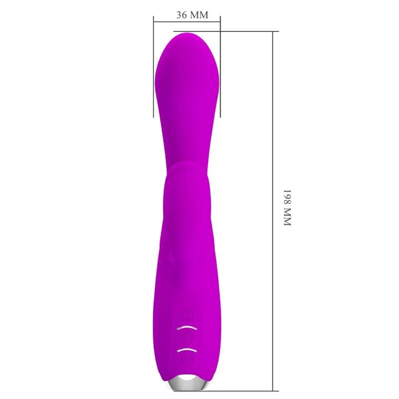 PRETTY LOVE - GLORIA RECHARGEABLE RABBIT VIBRATOR-WATERPROOF PURPLE thumb 7