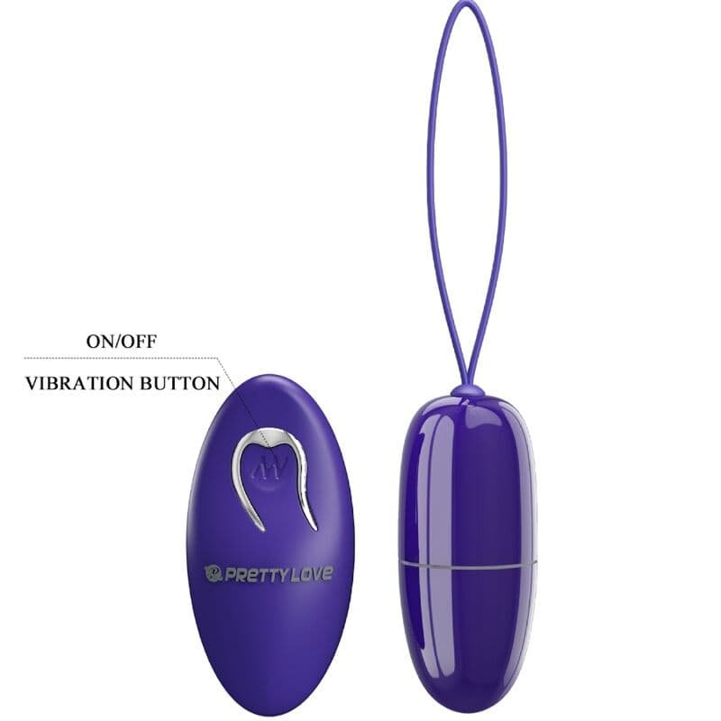 PRETTY LOVE - SELKIE YOUTH MINI VIBRATING EGG VIOLET REMOTE CONTROL thumb 7