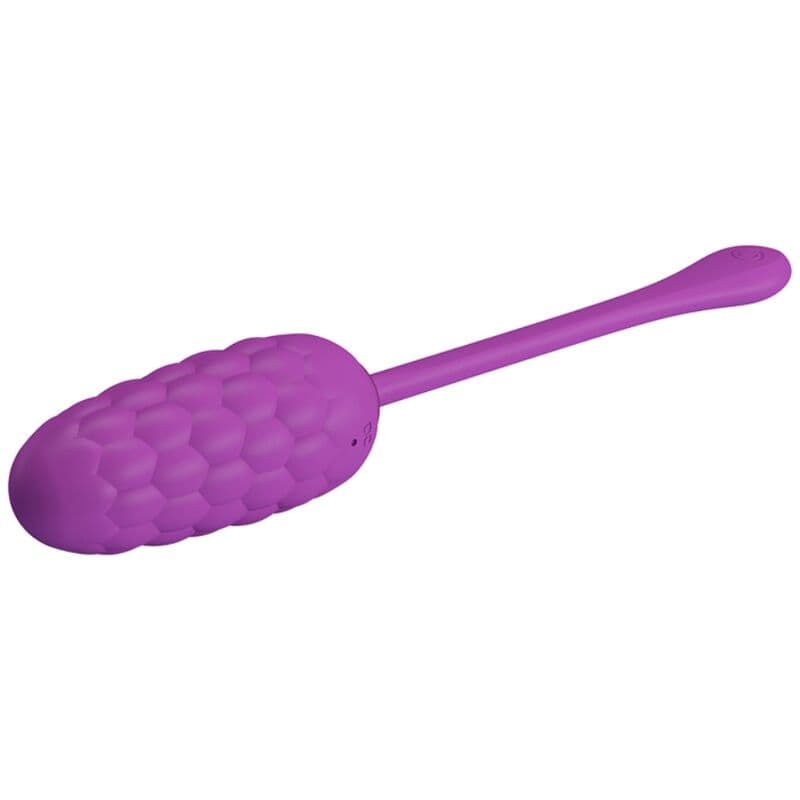 PRETTY LOVE - VIBRATING EGG WITH PURPLE RECHARGEABLE MARINE TEXTURE thumb 3