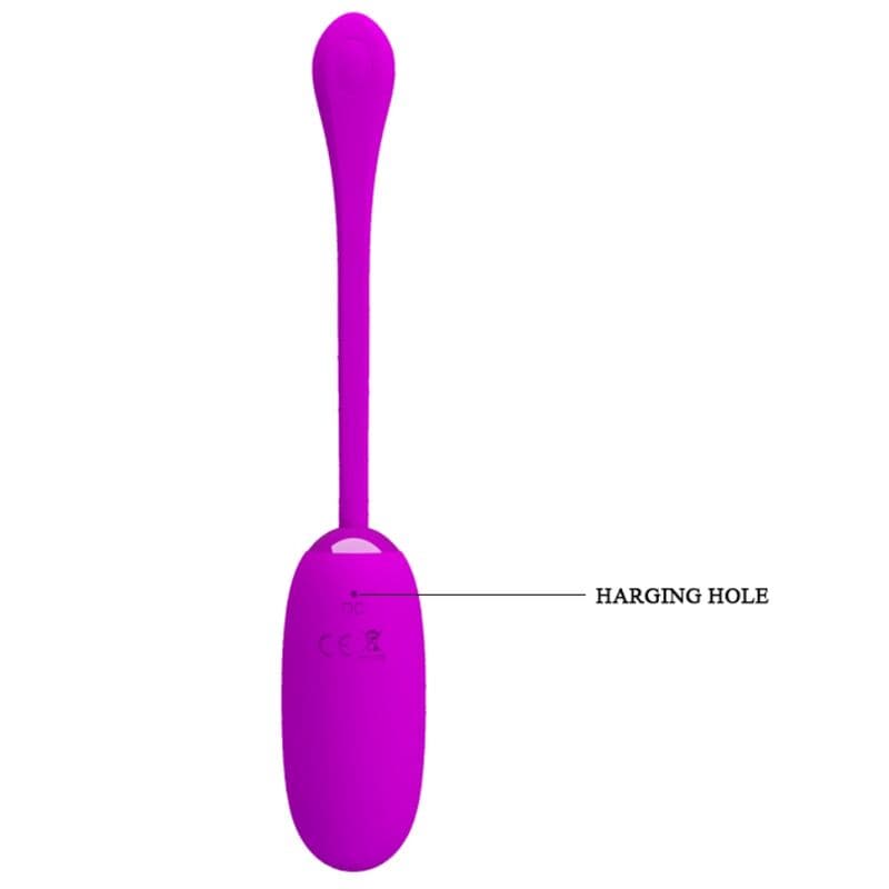 PRETTY LOVE - JULIUS WATERPROOF-RECHARGEABLE VIBRATING EGG PURPLE thumb 7